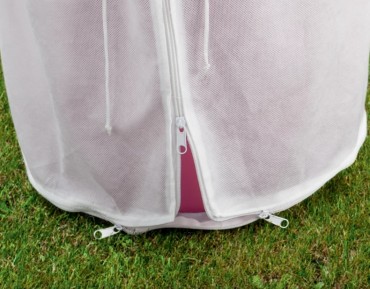 Nortene Maxizip Cipz�ros �tteleltet�, n�v�nytakar� zs�k, 0,5x2 m, feh�r