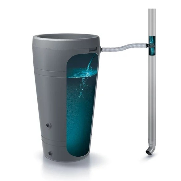 Prosperplast V�zgy�jt� Tanker csatlakoz� k�szlet, sz�rke