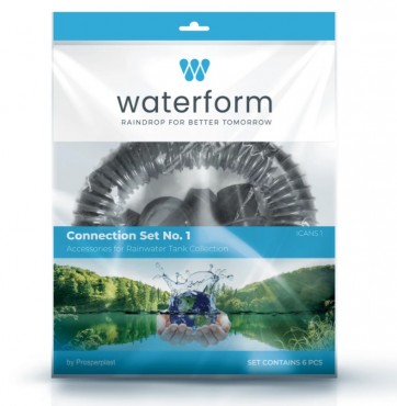 Prosperplast V�zgy�jt� Tanker csatlakoz� k�szlet, sz�rke