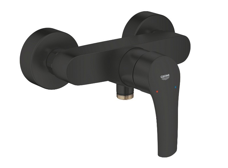 Grohe Eurosmart egykaros zuhanycsaptelep, matt fekete, 335552433