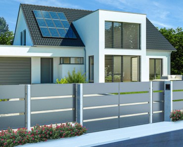 Polbram, Lea, Kerts panel, 2 m*1,58 m, magas, RAL 7016