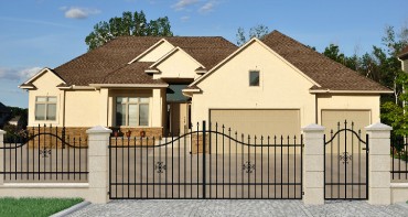 Polbram, Emma, Kiskapu 0,9 m*1,2-1,5 m magas, jobbos, RAL 9005