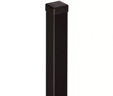 Polbram Sima oszlop, RAL9005, 7x7x200 cm, fekete