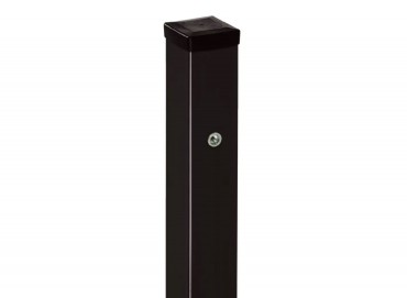 Polbram Kapu oszlop RAL9005 7x7x200 cm, fekete