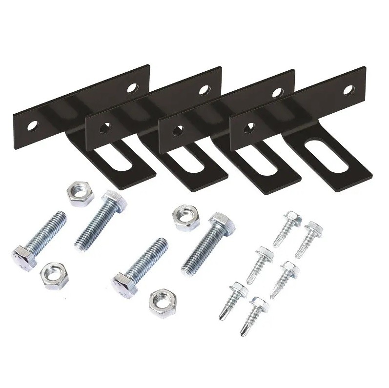 Polbram Ker�t�s panel T �sszek�t�elem ker�t�selemhez, f�m oszlophoz RAL7016 (4db/szett)