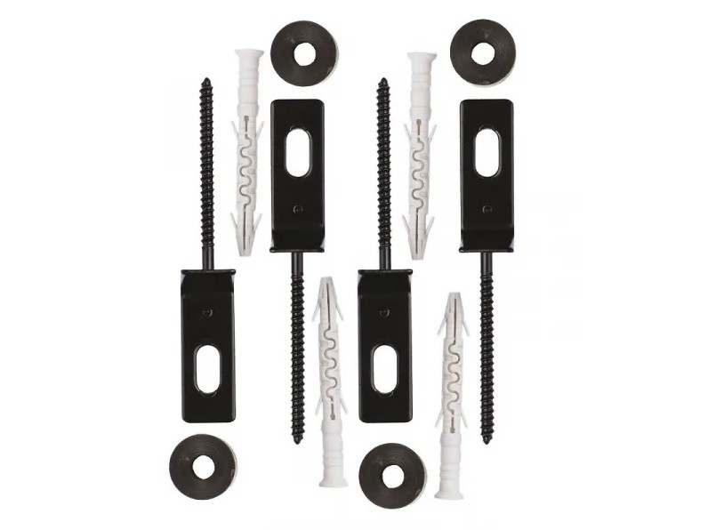 Polbram Ker�t�s panel O �sszek�t�elem kere�t�selemhez, beton oszlophoz, RAL9005 (4db / szett)