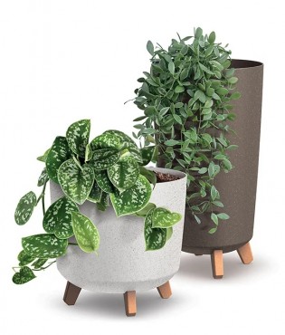 Prosperplast Gracia Tubus Ecowood vir�gcser�p 300l, feh�r