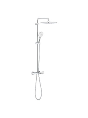 Zuhanyrendszer, Grohe Tempesta 26689001, Cube 250 fejzuhannyal, termoszttos, krm