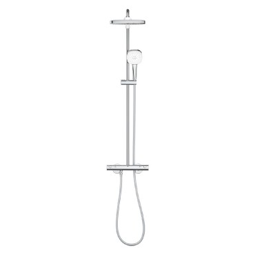 Grohe Tempesta termoszt�tos zuhanyrendszer, Cube 250 fejzuhannyal, kr�m 26689001