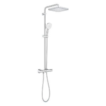 Grohe Tempesta termoszt�tos zuhanyrendszer, Cube 250 fejzuhannyal, kr�m 26689001