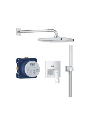 Grohe Eurocube rejtett zuhanyrendszer Tempesta 250 Cube fejzuhannyal (szgletes forma) 25289000