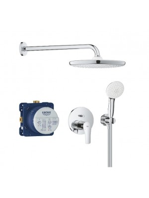 Grohe Eurosmart rejtett zuhanyrendszer Tempesta 250 fejzuhannyal (kerek forma)