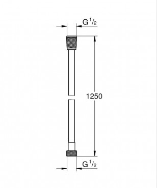 Grohe Silverflex Zuhanycs� 125 cm, cool sunrise 28362GL1