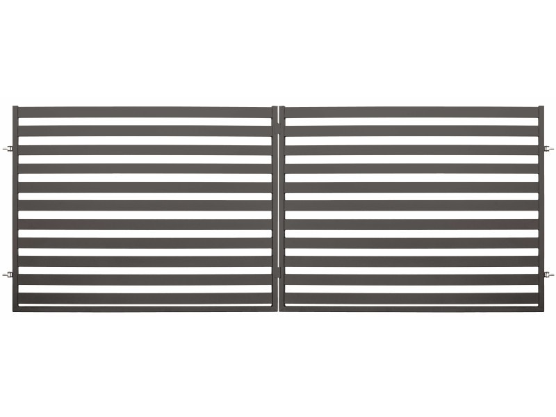 Polbram Ruby Dupla sz�rnyas kapu 3,5m, 1,5m magas RAL7016