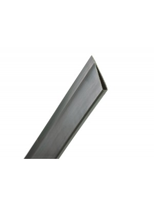 Nortene Cane Profile, U-alak� lez�r� profil, pvc n�dker�t�sekhez, 4,5x150 cm, sz�rke