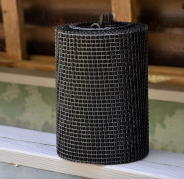 Nortene Leaf Protec Ereszcsatorna lombfog� h�l� 0,17 x 6 m fekete