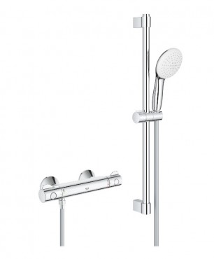 Grohe Grohtherm 800, 34565002 Termoszttos zuhanycsaptelep, zuhanyszettel, krm