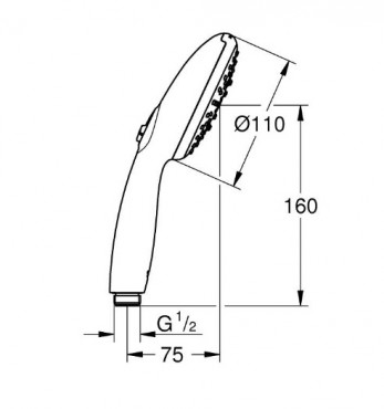 Grohe Tempesta 110 Kzizuhany, 3 fle vzsugrral, 28261003