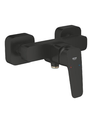 Zuhany csaptelep, Grohe Cubeo 1018242430, egykaros, matt fekete