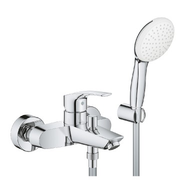 Grohe Eurosmart Egykaros kdcsaptelep zuhanyszettel, 25276003, krm