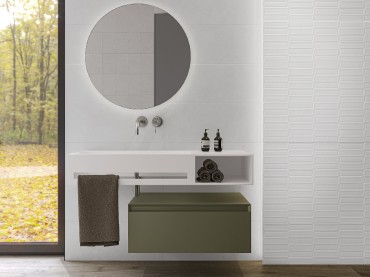 Csempe, Cifre, Alure White matt ret., 30x75 cm