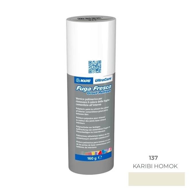 Fuga fel�j�t�, Mapei, UltraCare Fuga Fresca Nr.137 Karibi homok, 160 gr
