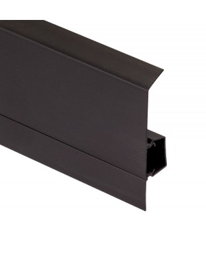 Szeglylc, PVC, NG80E0 Fekete (2,5 m/szl)