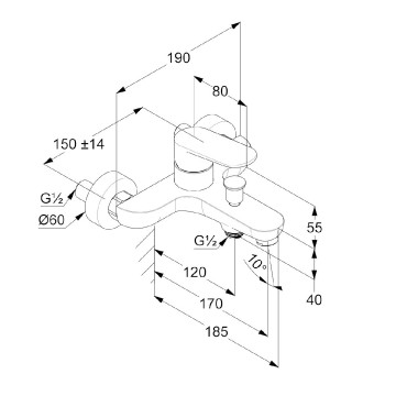 Kludi X1 egykaros k�dt�lt�, kr�m, 326910575