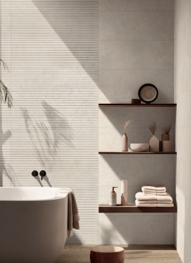 Csempe, Ragno, Tiempo Wall Beige Rt RCRT, 30x90 cm