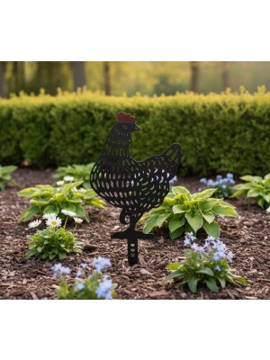 Nortene COKOT Muffin Leszrhat, fm, nvnytmasz, tyk figura, 32x54 cm fekete - piros