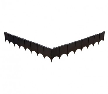 Nortene Deco Barrier, rugalmas lesz�rhat� �gy�sszeg�ly, k�mint�s, 77 x 12,5 cm (10db/cs) fekete