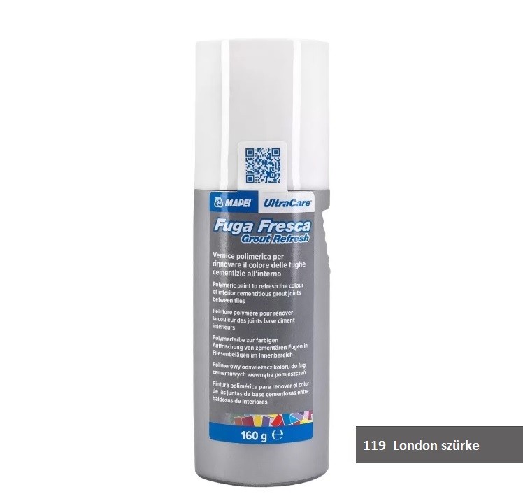 Fuga fel�j�t�, Mapei, UltraCare Fuga Fresca Nr.119 Londonsz�rke 160 gr