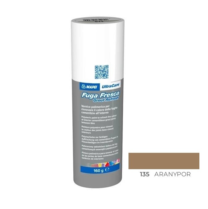 Fuga fel�j�t�, Mapei, UltraCare Fuga Fresca Nr.135 Aranypor 160 gr