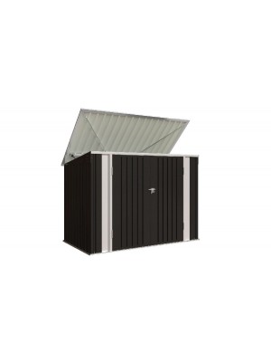 R-Home Urban modul�ris 2 az 1-ben f�m kukat�rol�, 176x105x128 cm, antracit