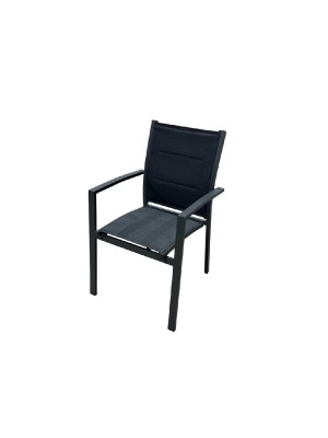 L-YO Lumina kerti �tkez�sz�k, 60x57x89 cm, s�t�t sz�rke