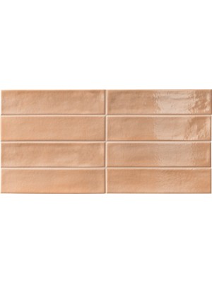 Csempe, Del Conca Ghiaccioli Pesca Brick 6x25 cm