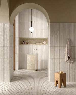Csempe / Padl�lap, Del Conca Timeline Brick White 4,8x45 cm