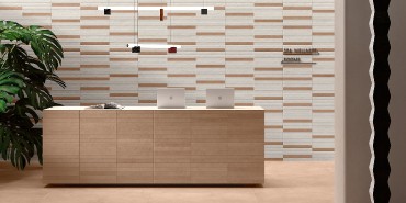 Csempe / Padl�lap, Del Conca Timeline Brick Coral 4,8x45 cm