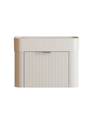 F�rd�szoba b�tor, NAVIRA Rina als�szekr�ny mosd�val, Matt Feh�r 59x40,5x30 cm