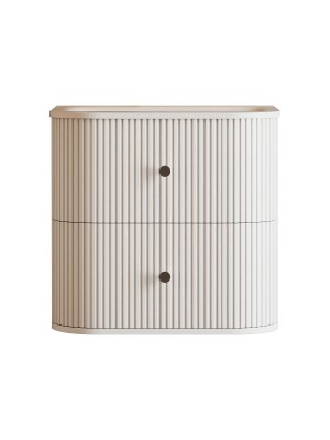 F�rd�szoba b�tor, NAVIRA Christie als�szekr�ny mosd�val, Matt feh�r 59x49,2x56,5 cm