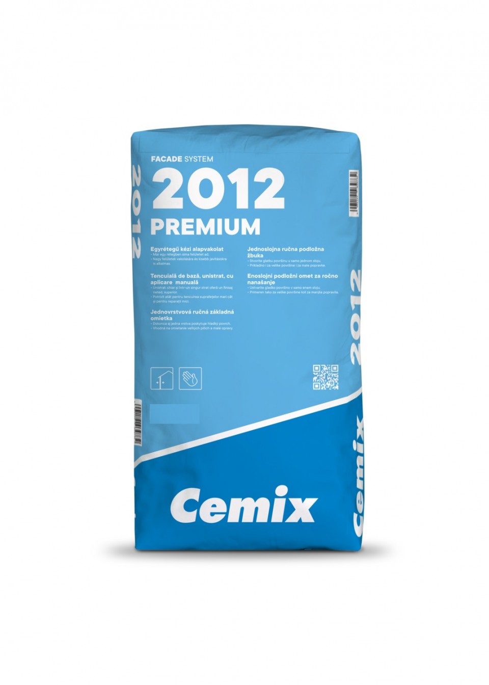 Alapvakolat, Cemix, Pr�mium 2012, k�zi, sz�rke, 40 kg