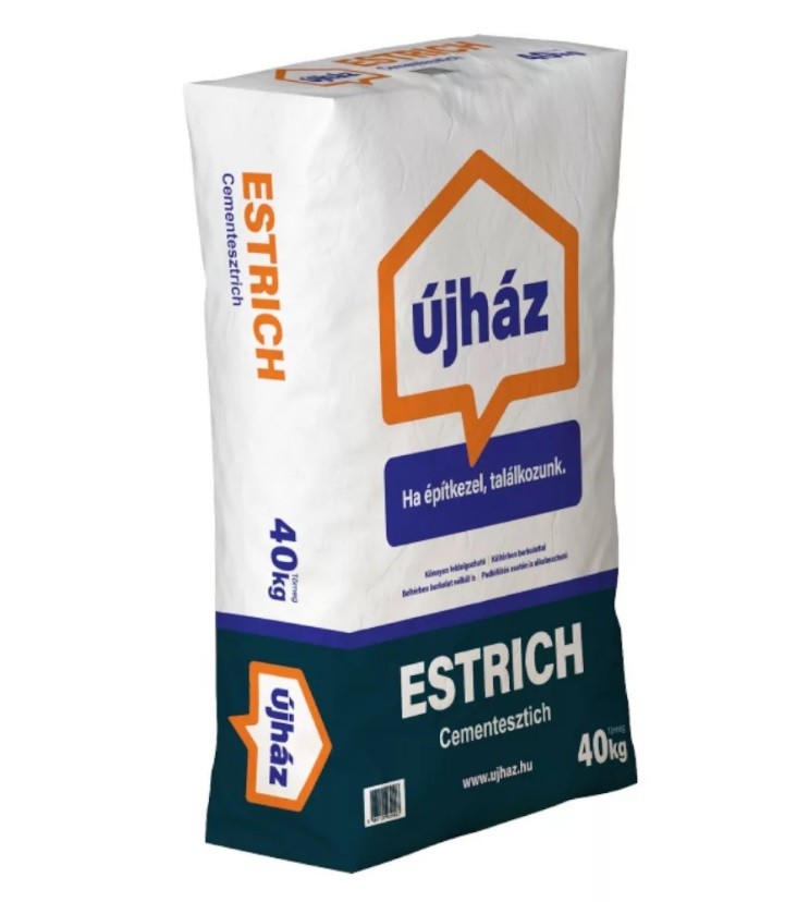 Cementesztrich, �jH�Z, Esztrich, 40 kg