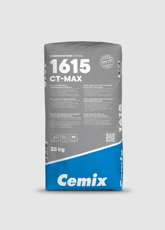 Betonjavthabarcs, Cemix CT-Max 1615, durva 1-3 cm, 25 kg
