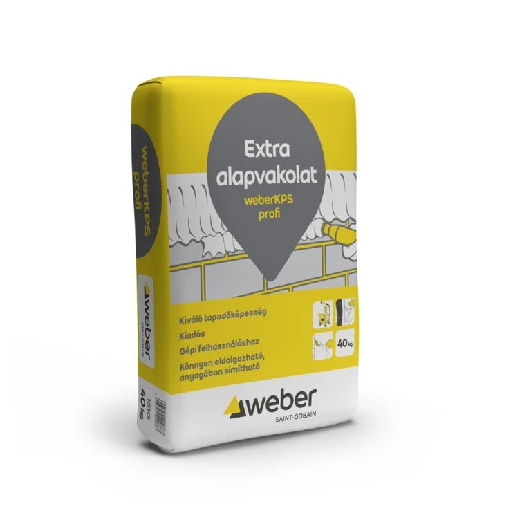 Alapvakolat, Weber Terranova, 151G KPS profi, 40 kg