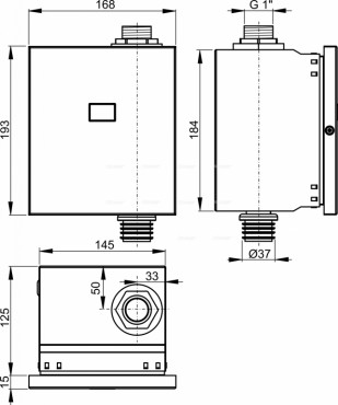 Alcaplast, ASP3-K Automata WC blt, fm (12 V hlzati csatlakozs)