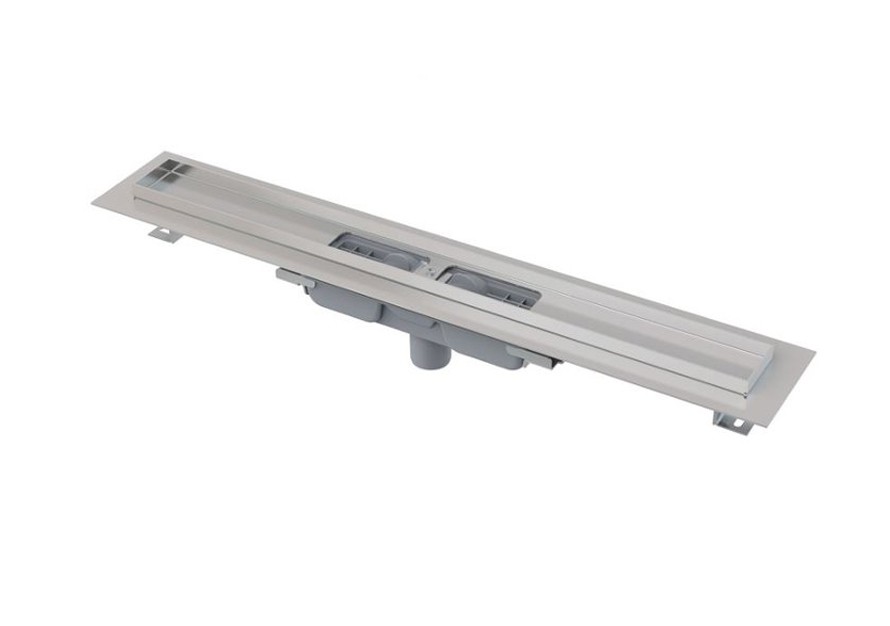 Alcaplast, APZ1101 Low Zuhanyfoly�ka, peremmel, perfor�lt r�csokhoz, f�gg�leges lefoly�val, 1050 mm