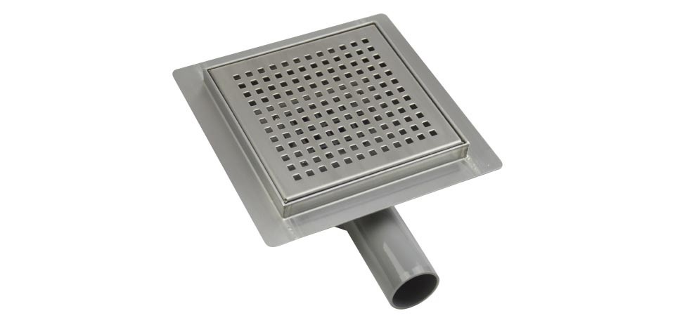 Wellis, W-Drain padlsszefoly, Square rccsal, rozsdamentes acl WE00103