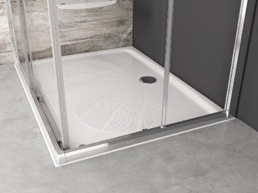 Ravak, Galaxy Pro Gigant Pro zuhanyt�lca, 80x120 cm, XA03G401010