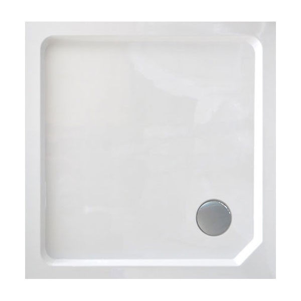 Wellis, SMC magas, szgletes, zuhanytlca WC00409, szifonnal 90*90*14 cm