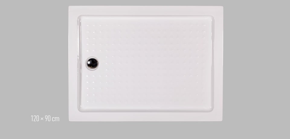 Wellis, akril magas, sz�gletes, zuhanyt�lca WC00337, szifonnal 120*90*13,5 cm